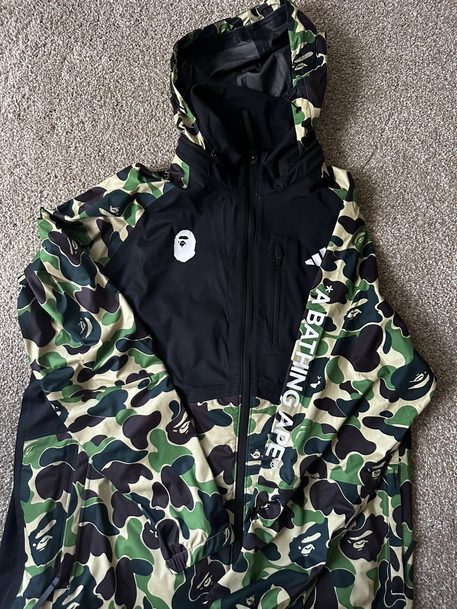 Adidas × Bape Bape x Adidas Golf ABC Camo Jacket | Grailed Adidas × Bape Bape x Adidas Golf ABC Camo Jacket | Grailed