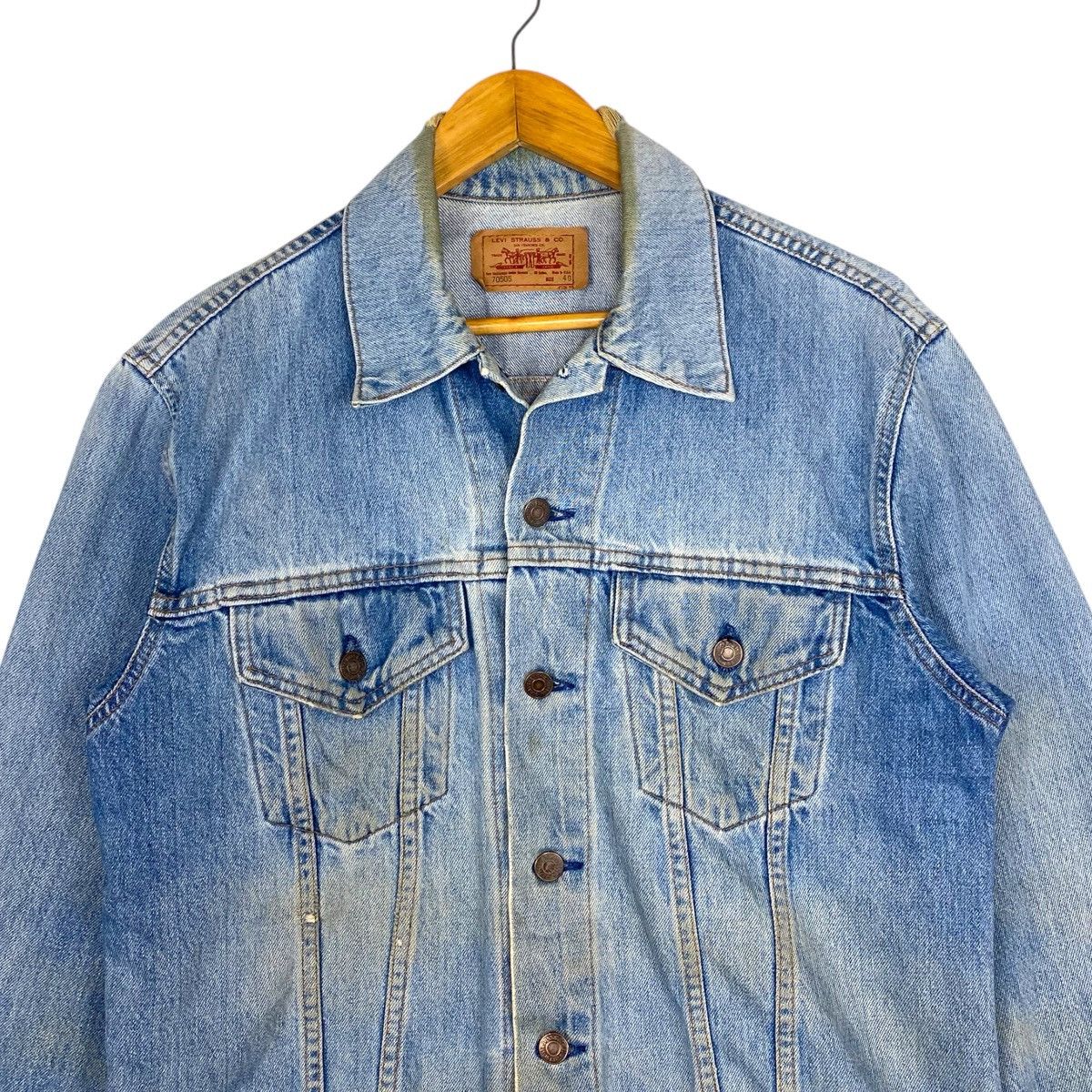 Levi's Vintage Clothing 💥 80s LEVIS VINTAGE DENIM TRUCKER JACKET SUNFADED Size US M / EU 48-50 / 2 - 4 Thumbnail