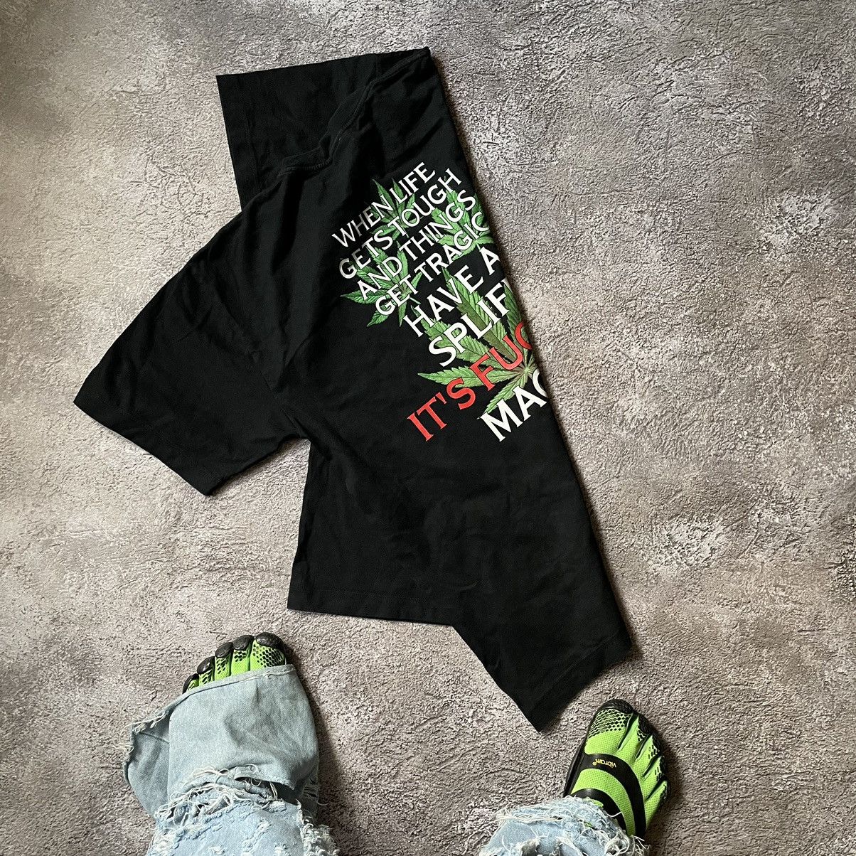 Gildan Vintage Y2K ADULT “ SMOKE FUCKING WEED DRUGS “ FUNNY TEE Size US L / EU 52-54 / 3 - 7 Thumbnail