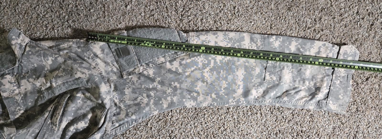 Designer ACU Shirt/Coat Medium X-Long USGI Digital Camo Ripstop Army Size ONE SIZE - 5 Thumbnail
