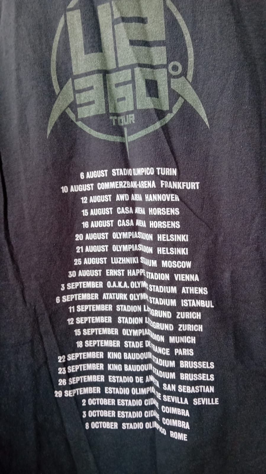 Band Tees U2 360 Tour Double Sided Band T-shirt sz XL Size US XL / EU 56 / 4 - 5 Thumbnail