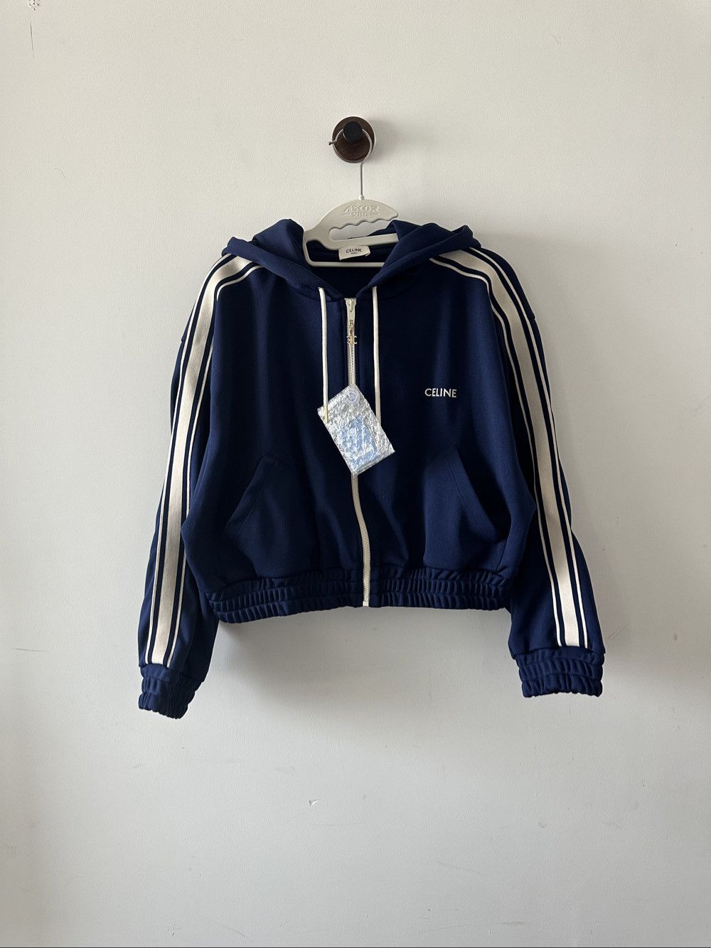 Celine Celine Logo Zip Hoodie Size M Size M / US 6-8 / IT 42-44 - 1 Thumbnail