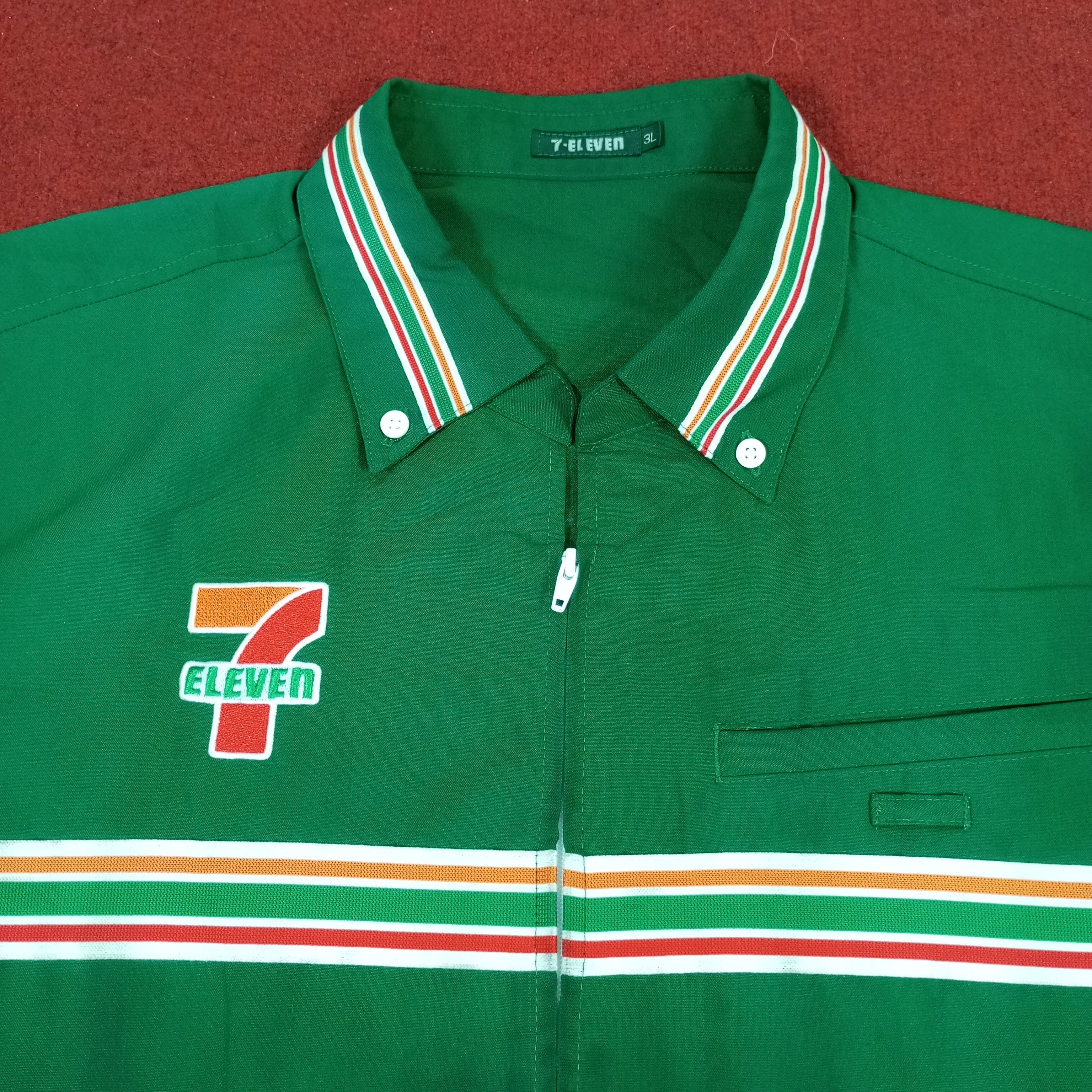 Japanese Brand × Vintage 7 Eleven Japanese Workers Uniform Jacket Size US L / EU 52-54 / 3 - 2 Thumbnail
