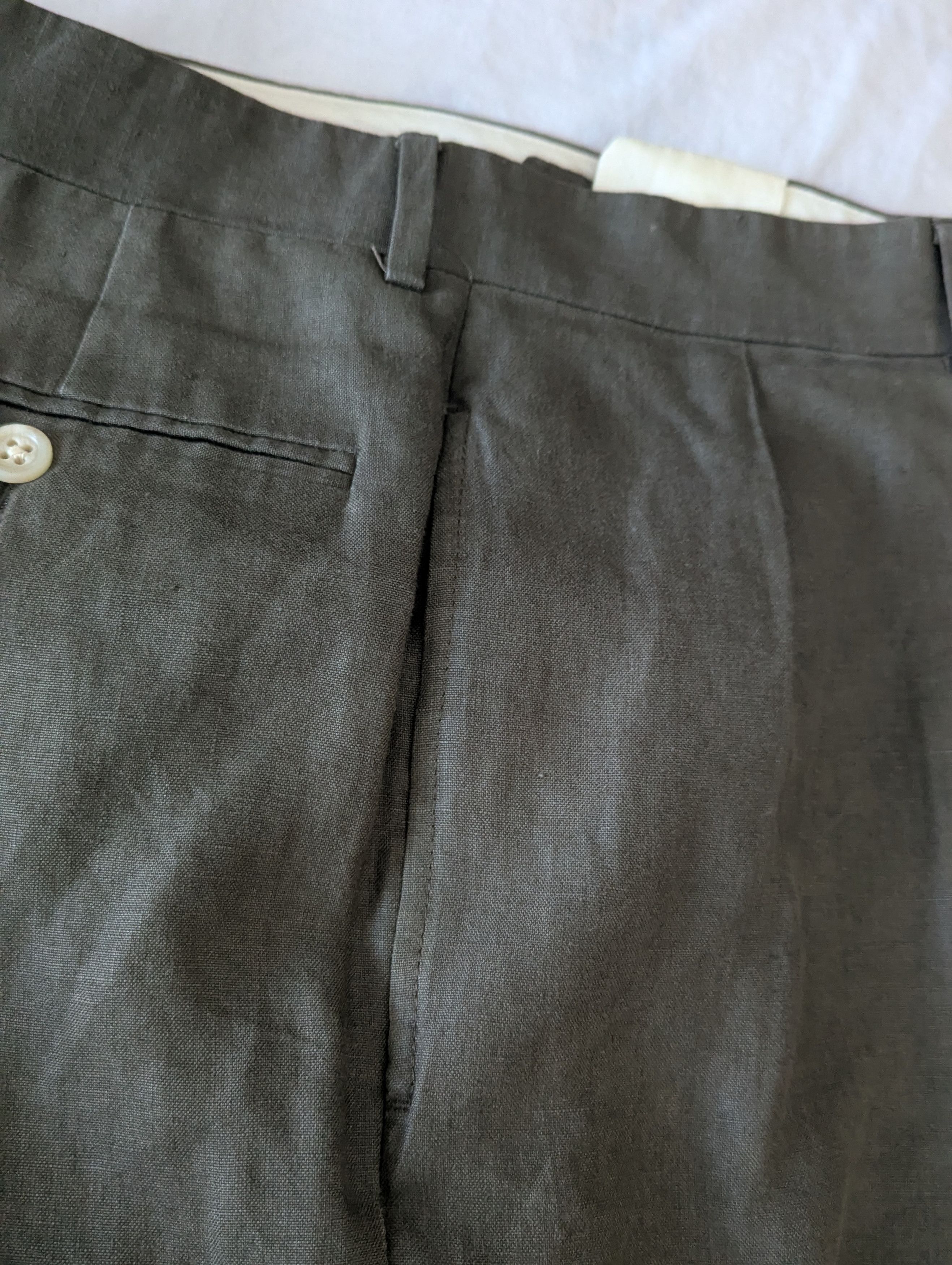 Polo Ralph Lauren Linen Pant Dark Green Size 40L - 1 Thumbnail