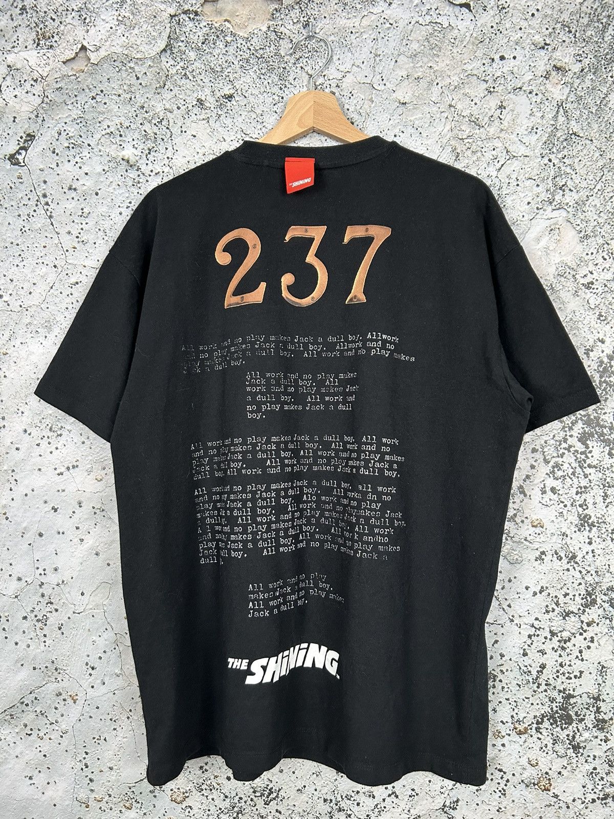 Vintage The Shining Rare Movie Graphic Tee Vintage Streetwear AOP Size US M / EU 48-50 / 2 - 2 Thumbnail