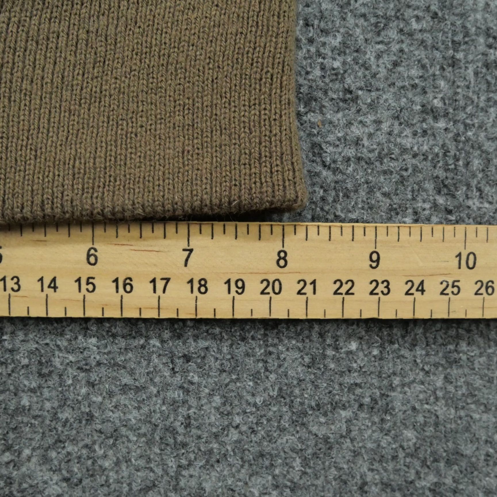 Carhartt VINTAGE Carhartt Beanie Hat Brown Green Ribbed Knit Adult Size ONE SIZE - 4 Thumbnail