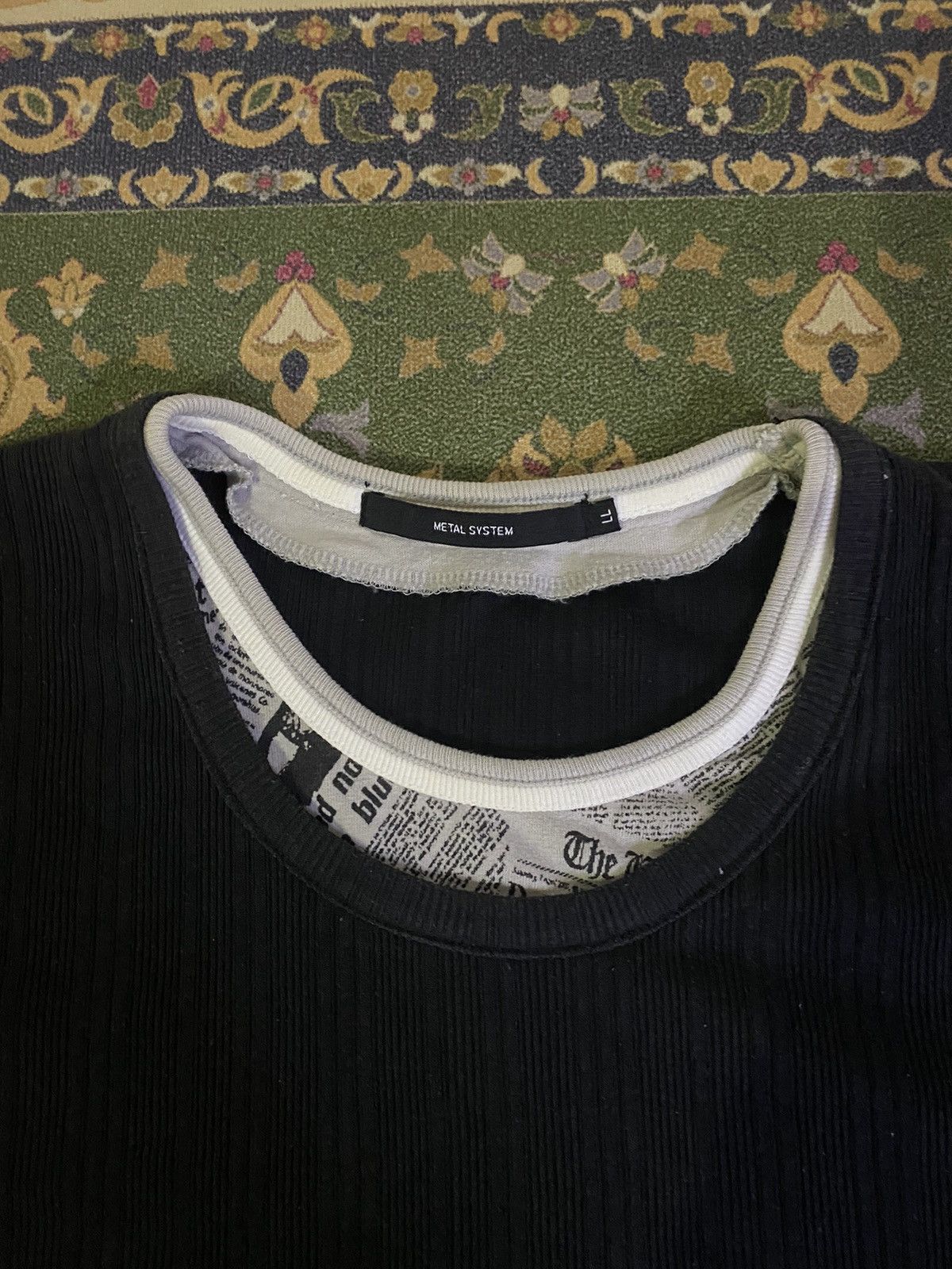 Japanese Brand Vintage Y2k Japanese Brand Metal system Double layer T-Shirt Size US S / EU 44-46 / 1 - 3 Thumbnail