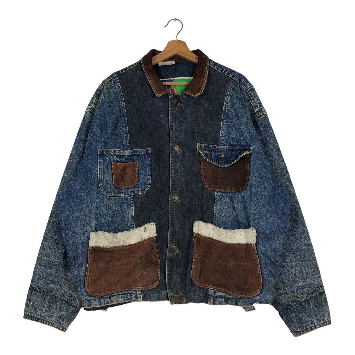 Japanese Brand 🔥VINTAGE BIKER LEATHER JACKET NUOVA FORMULA DAVID PEYSEP Size US L / EU 52-54 / 3 - 3 Thumbnail