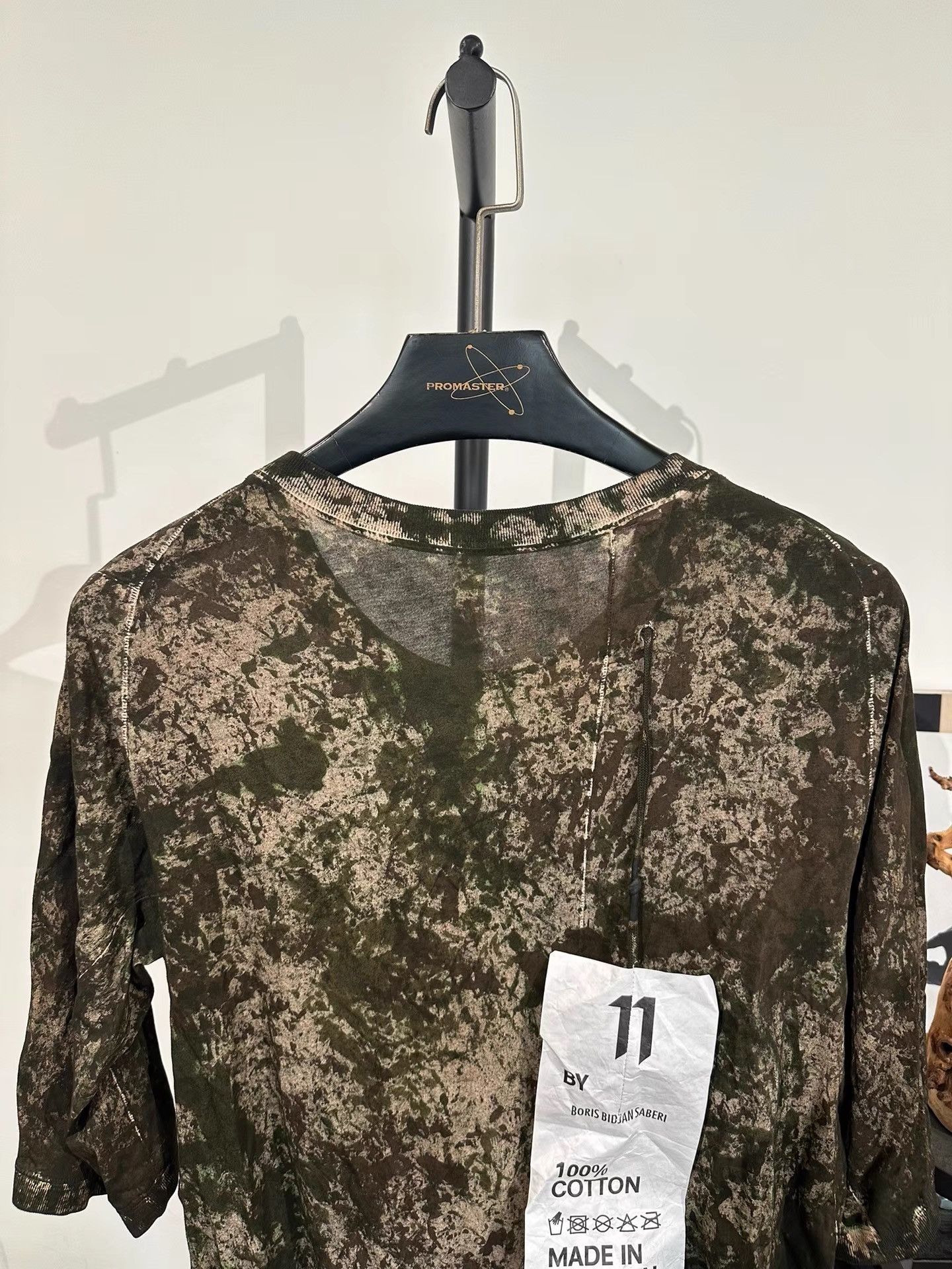 11 By Boris Bidjan Saberi 11by BBS Washed T-Shirt K35 Size US L / EU 52-54 / 3 - 4 Thumbnail