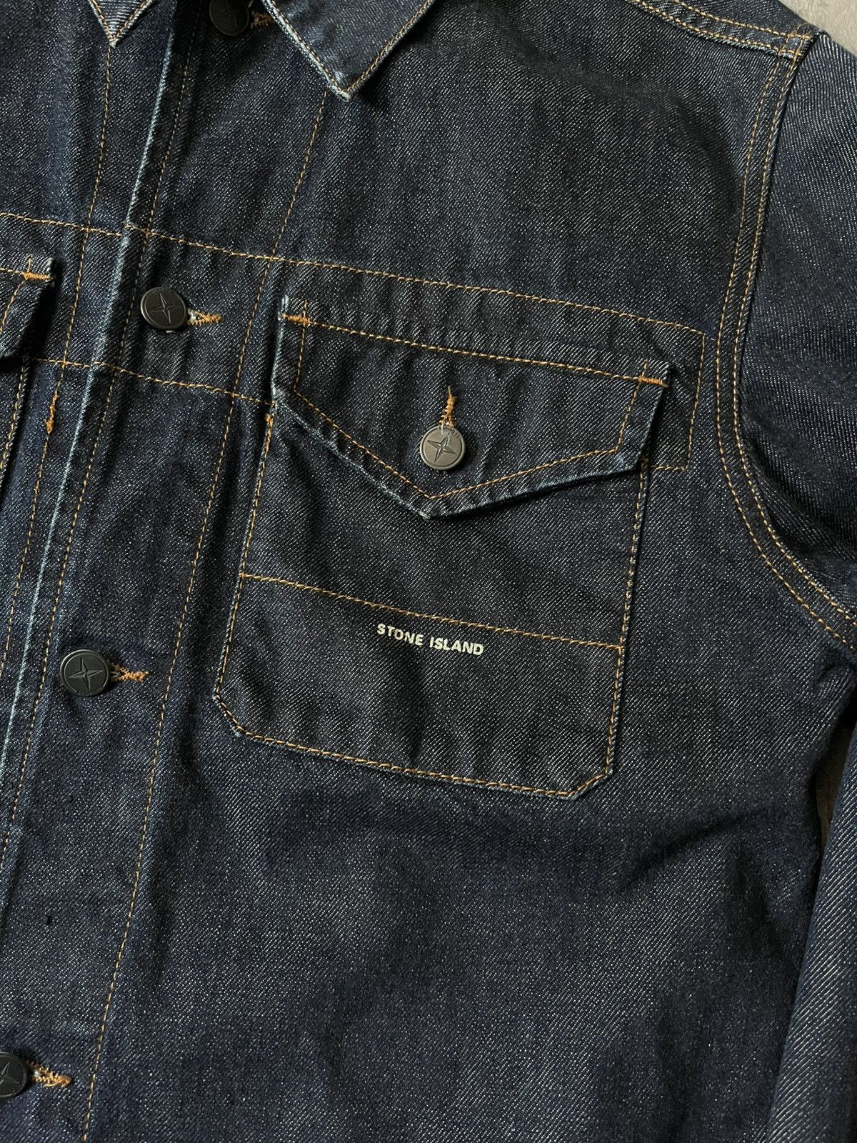 Vintage Stone Island denim jeans jacket rare