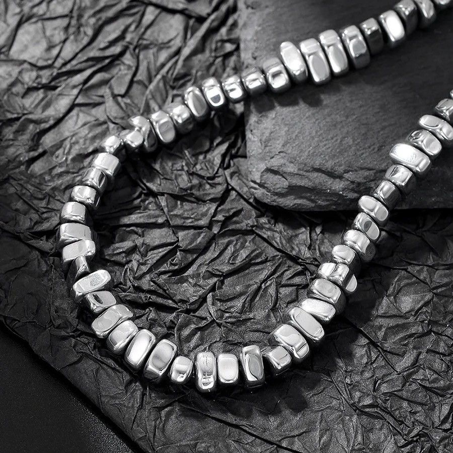Jewelry Natural Hematite Necklace Size ONE SIZE - 3 Thumbnail