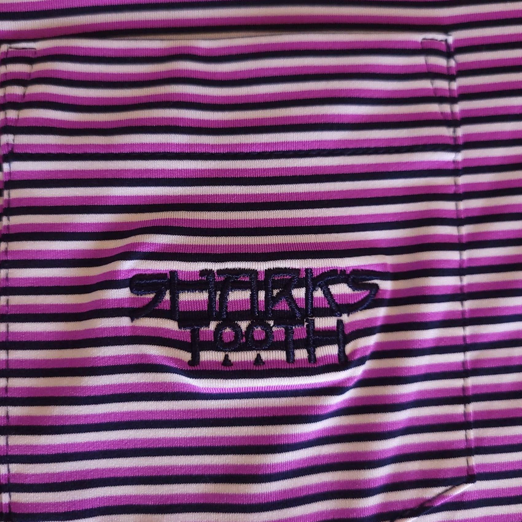 Ralph Lauren VINTAGE RLX Ralph Lauren Polo Shirt Mens Large Striped Sharkstooth Golf Performance Size US L / EU 52-54 / 3 - 3 Thumbnail