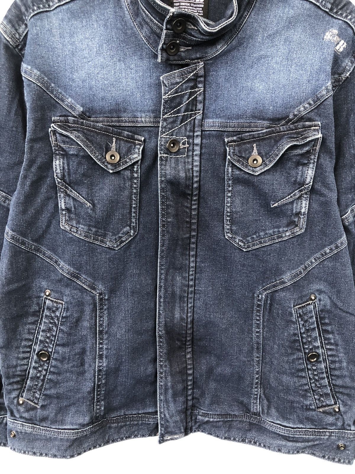 Japanese Brand Blue B Neo Denim Jacket Size US M / EU 48-50 / 2 - 5 Thumbnail