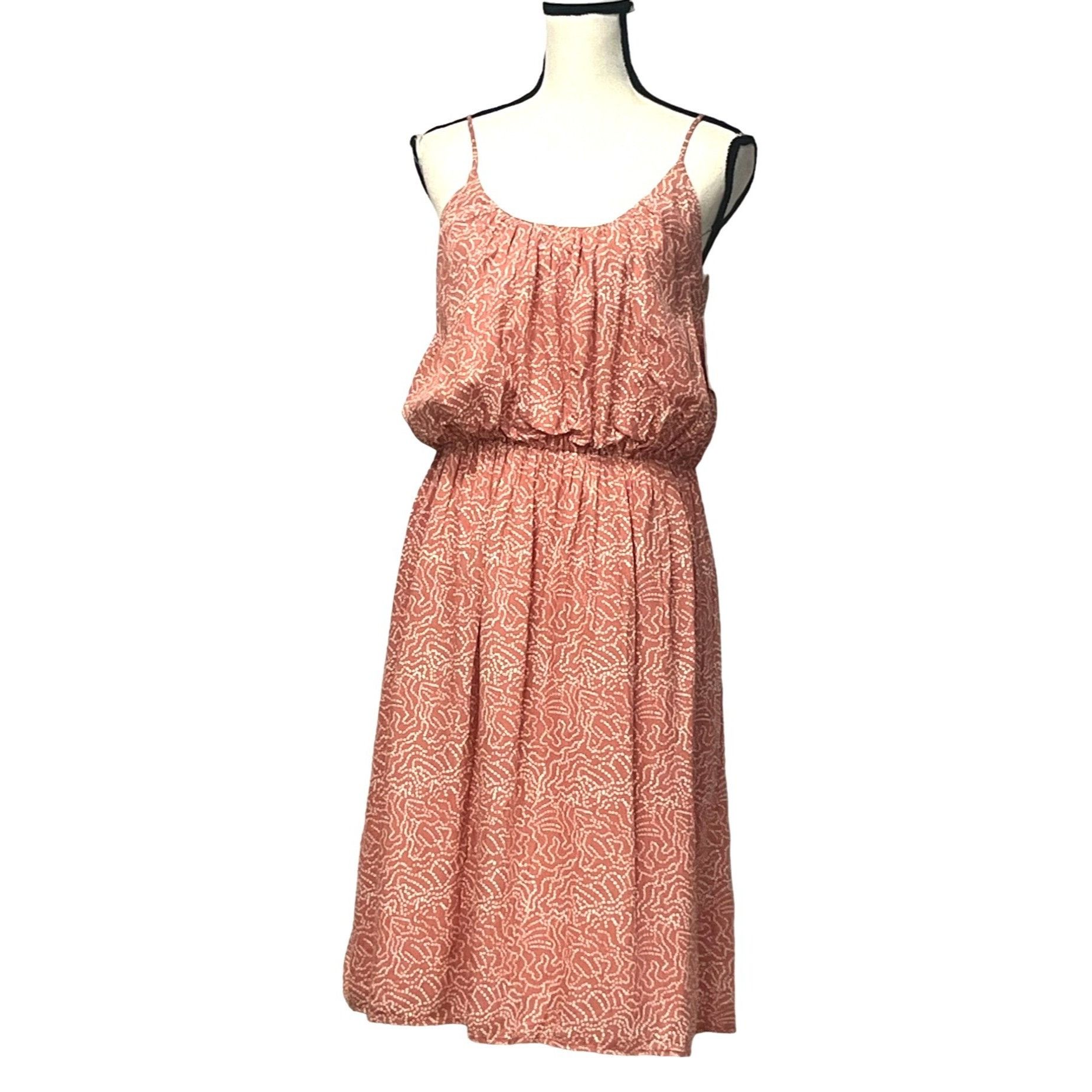 Other Caslon Women’s Textured Midi Sundress, Pink Desert Texture M Size M / US 6-8 / IT 42-44 - 4 Thumbnail