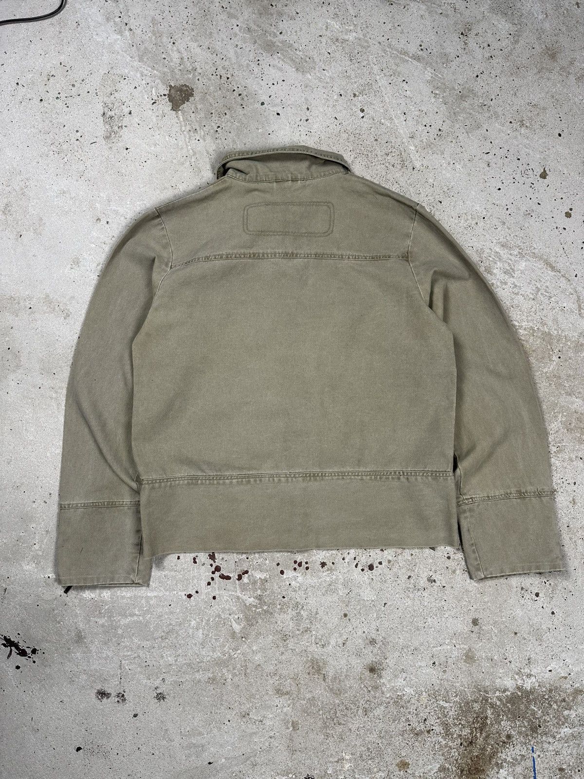 Japanese Brand Vintage Y2K Asymmetrical Utility Light Jacket Army Style Size US M / EU 48-50 / 2 - 2 Thumbnail