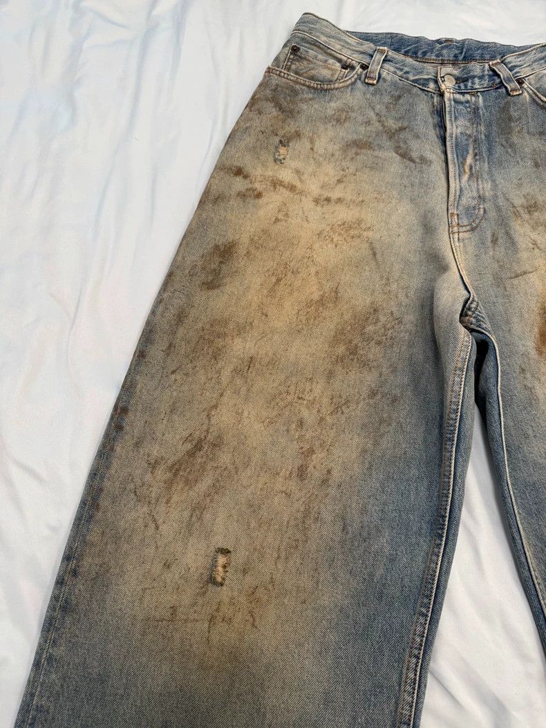 Acne Studios acne studios Mud-dyed aged loose jeans Size US 28 / EU 44 - 3 Thumbnail