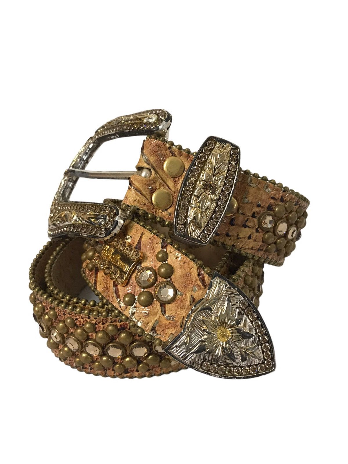 B.B. Simon B.B Simon Rhinestone Belt Size ONE SIZE - 3 Thumbnail
