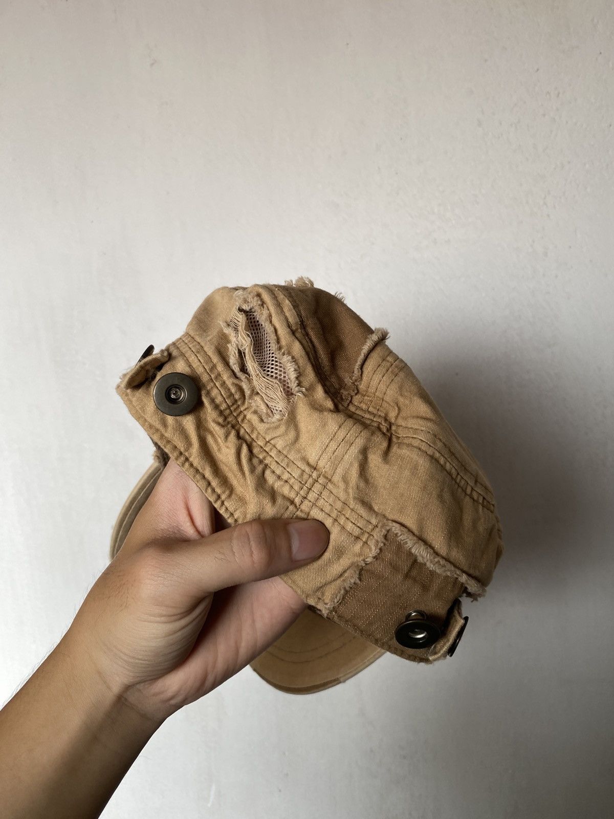 Hysteric Glamour × If Six Was Nine × Japanese Brand Cadet Distressed Punk Hat Size ONE SIZE - 9 Thumbnail