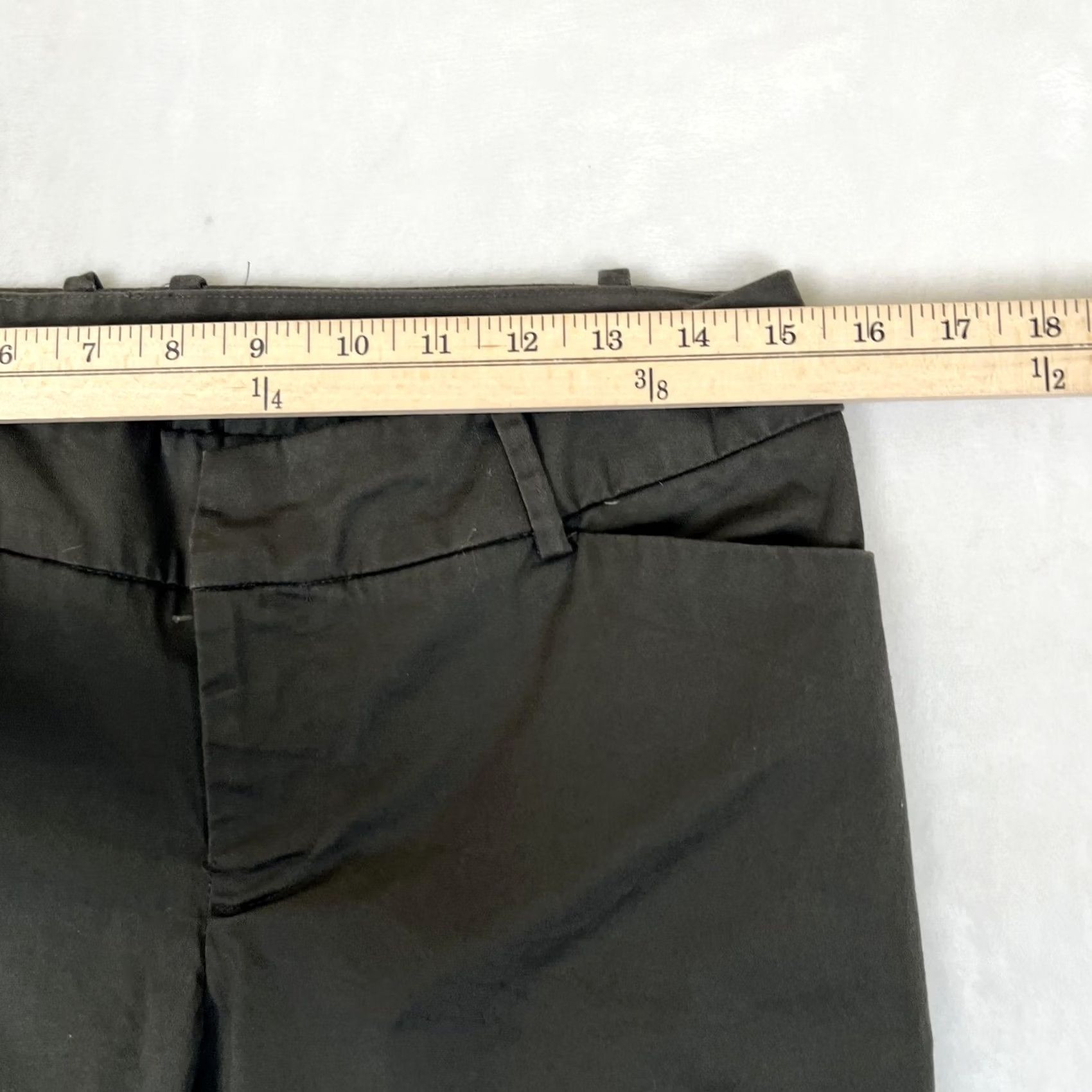 Mossimo VINTAGE Mossimo Capri Pants Womens 6 Green Twill Chino Stretch Crop Y2K Size 28" / US 6 / IT 42 - 3 Thumbnail