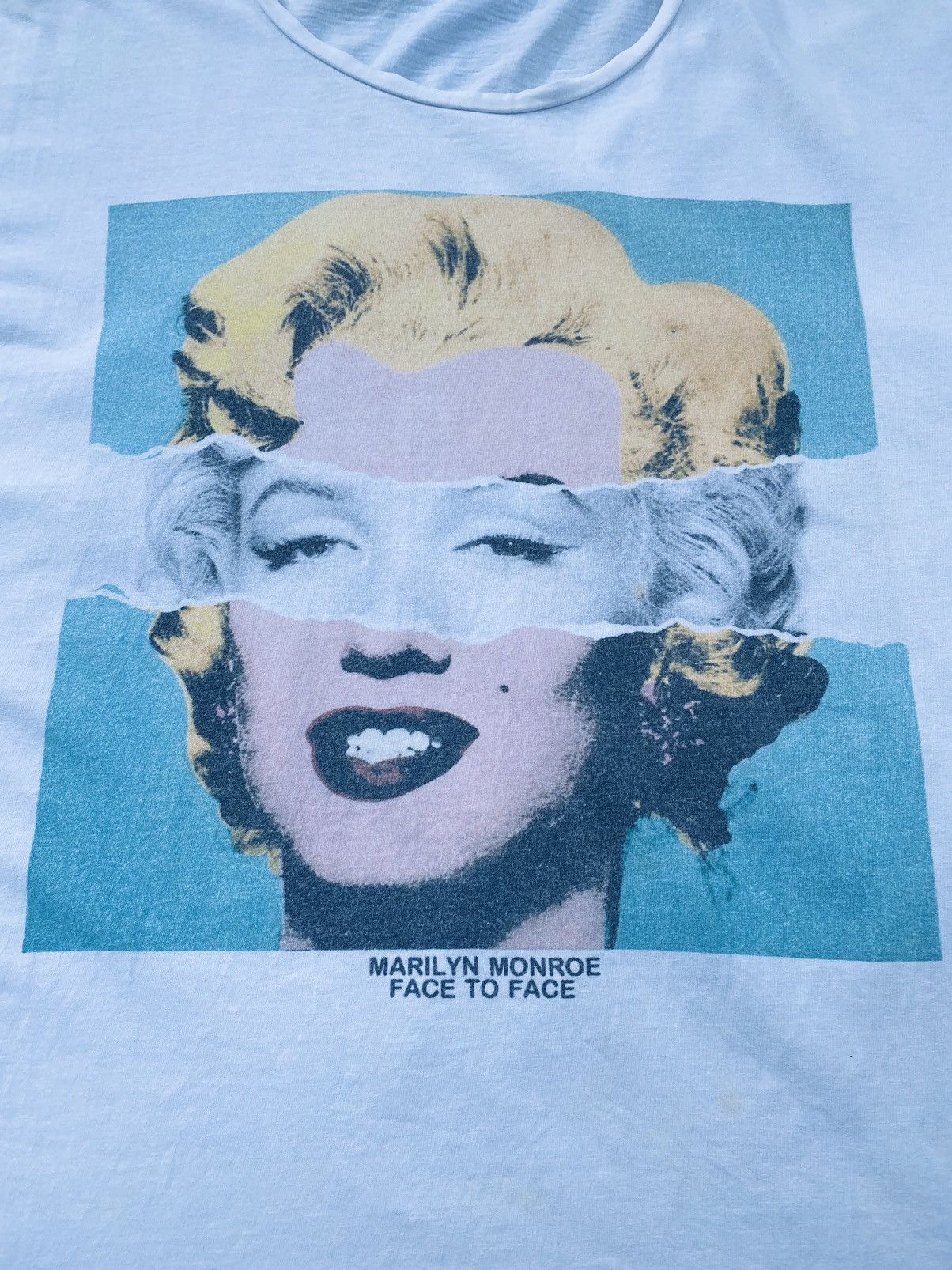 Vintage Vintage 90s Marilyn Monroe Face To Face Tees Size US M / EU 48-50 / 2 - 3 Thumbnail