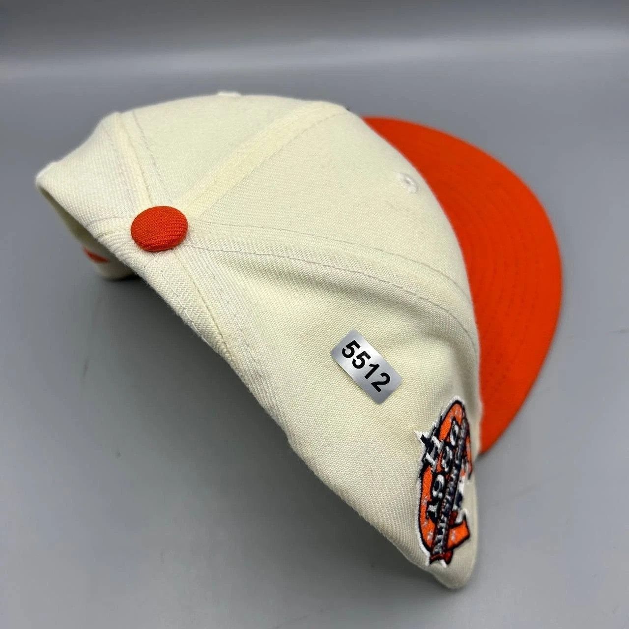 New Era Houston Astros Hat Men 7 1/4 59Fifty New Era MLB Fitted Cap Size ONE SIZE - 9 Thumbnail