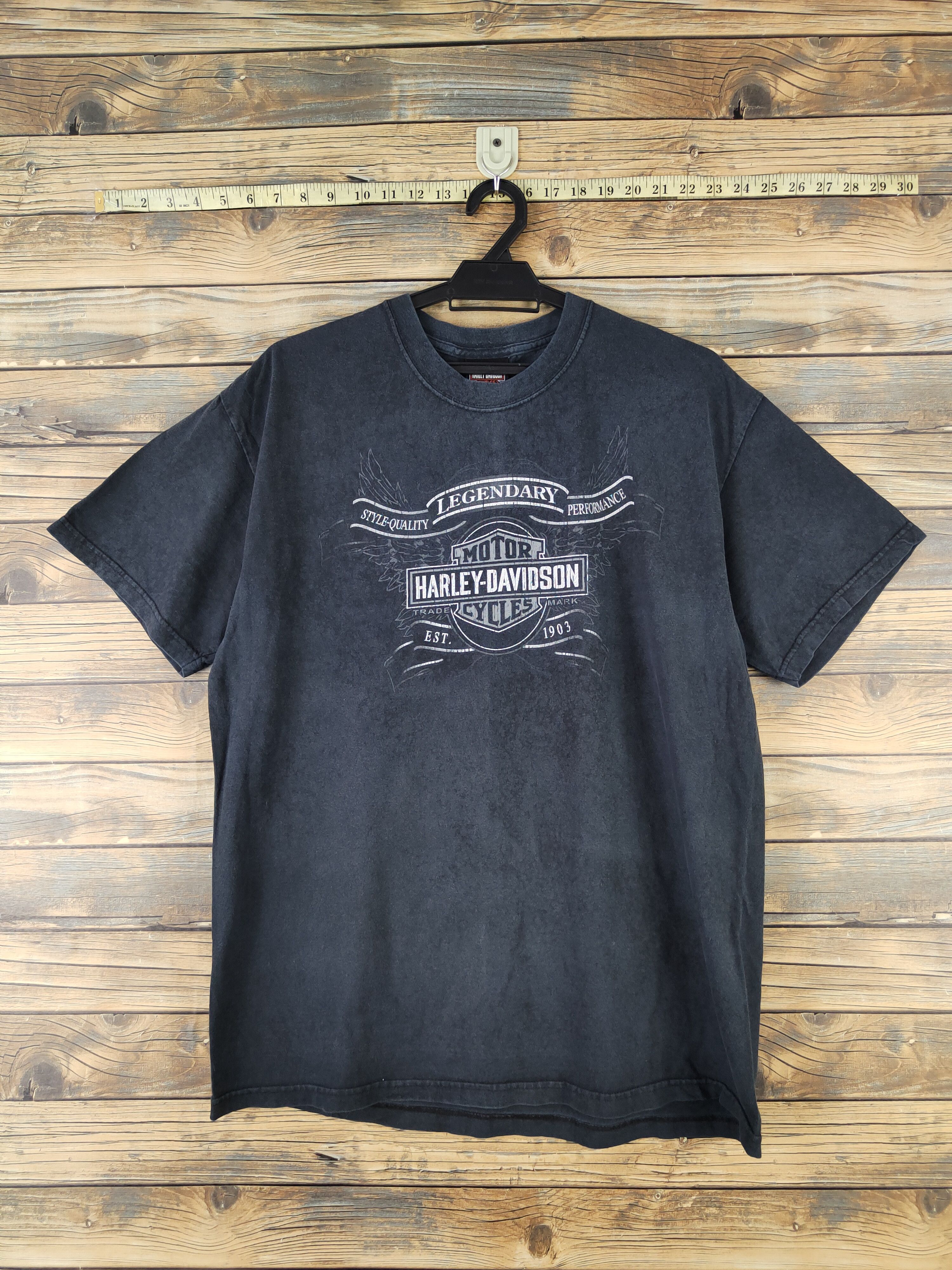 Harley Davidson DL Bike Nite Legendary Harley Davidson Black tee #1023 Size US L / EU 52-54 / 3 - 1 Thumbnail