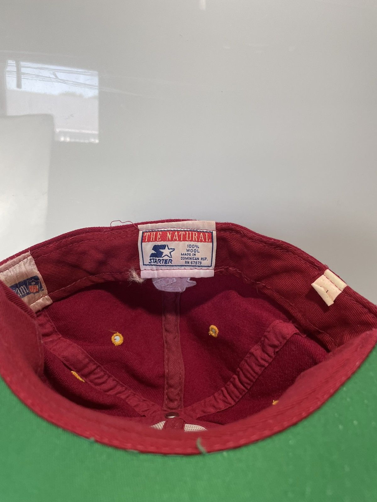 Starter Vintage Redskins Hat 7 1/7 Fitted Wool Starter 90s NFL Team Size ONE SIZE - 8 Thumbnail