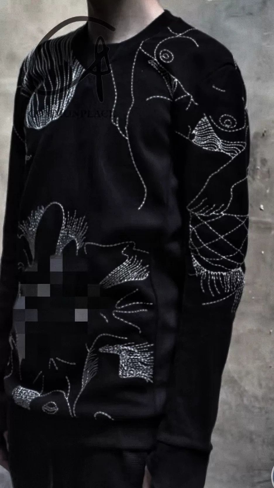 Boris Bidjan Saberi Boris Bidjan Saberi Art Embroidery Tee Size US M / EU 48-50 / 2 - 9 Thumbnail