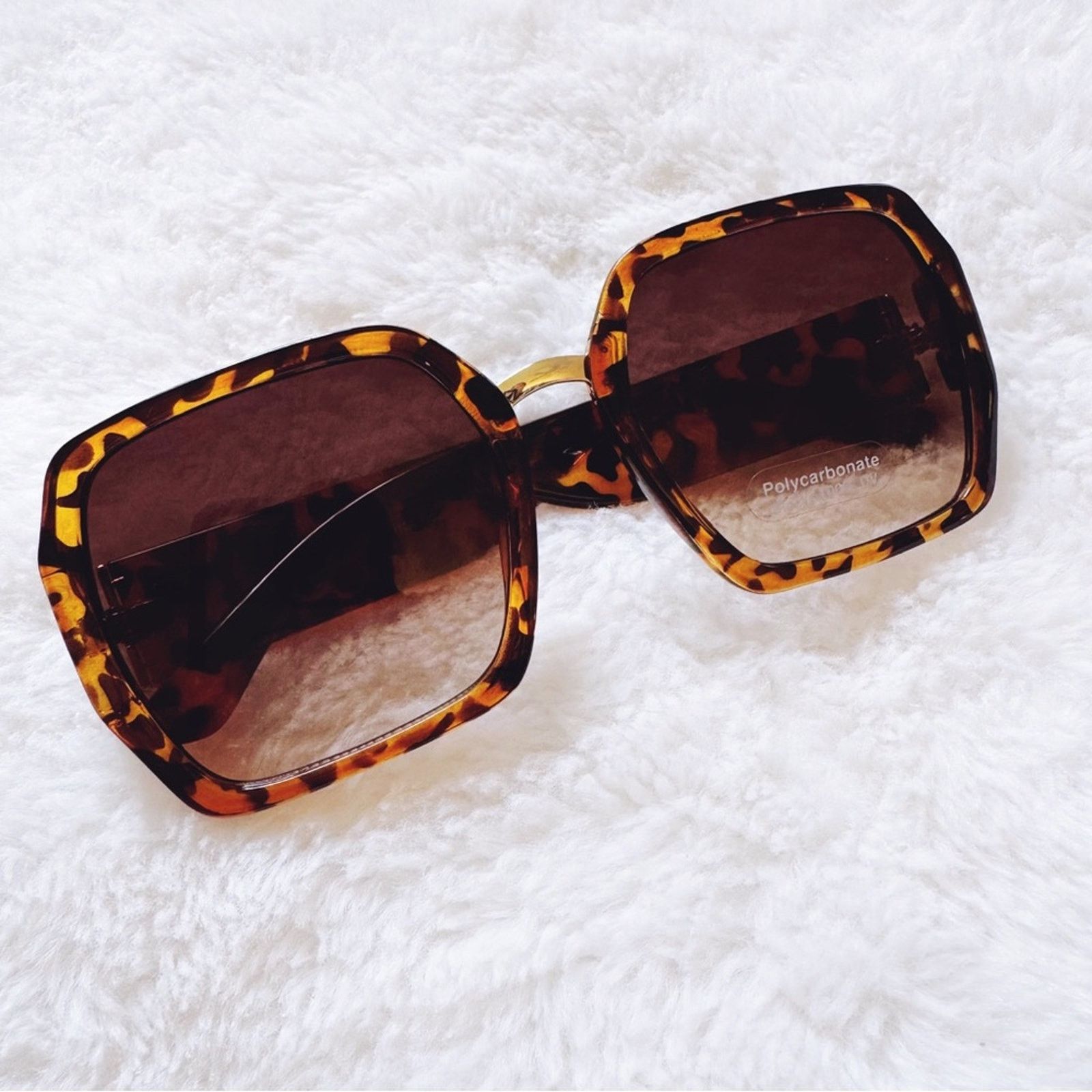 Other Layla Tortoise Brown Sleek Square Sunglasses Size ONE SIZE - 3 Thumbnail