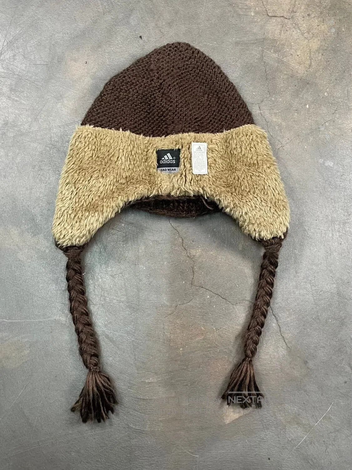 Adidas Adidas Vintage Knit Braid Beanie. Size ONE SIZE - 2 Thumbnail