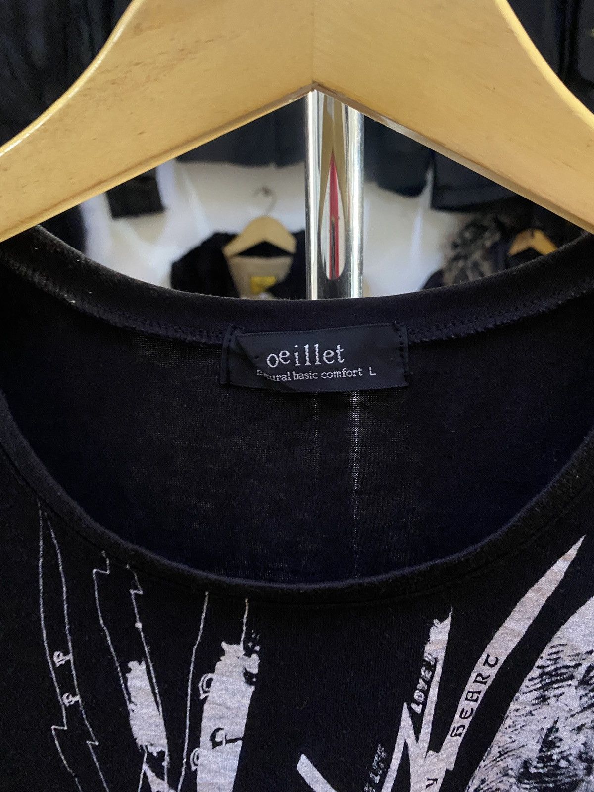 Hysteric Glamour × Undercover Japanese Oeillet Poem Longsleeve Tee Shirt Size US L / EU 52-54 / 3 - 4 Thumbnail
