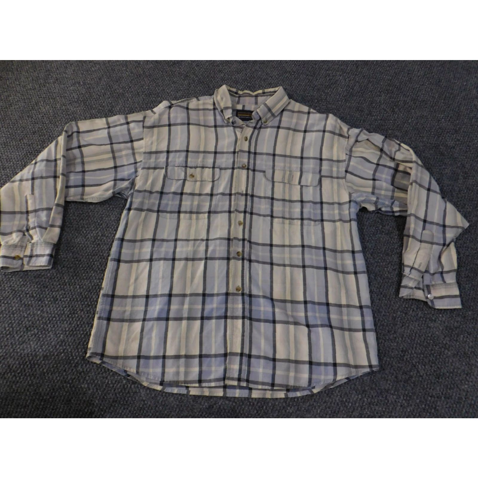Vintage Panhandle Slim Button-Up Shirt Mens L Blue Plaid Western Snap Front Size US L / EU 52-54 / 3 - 4 Thumbnail
