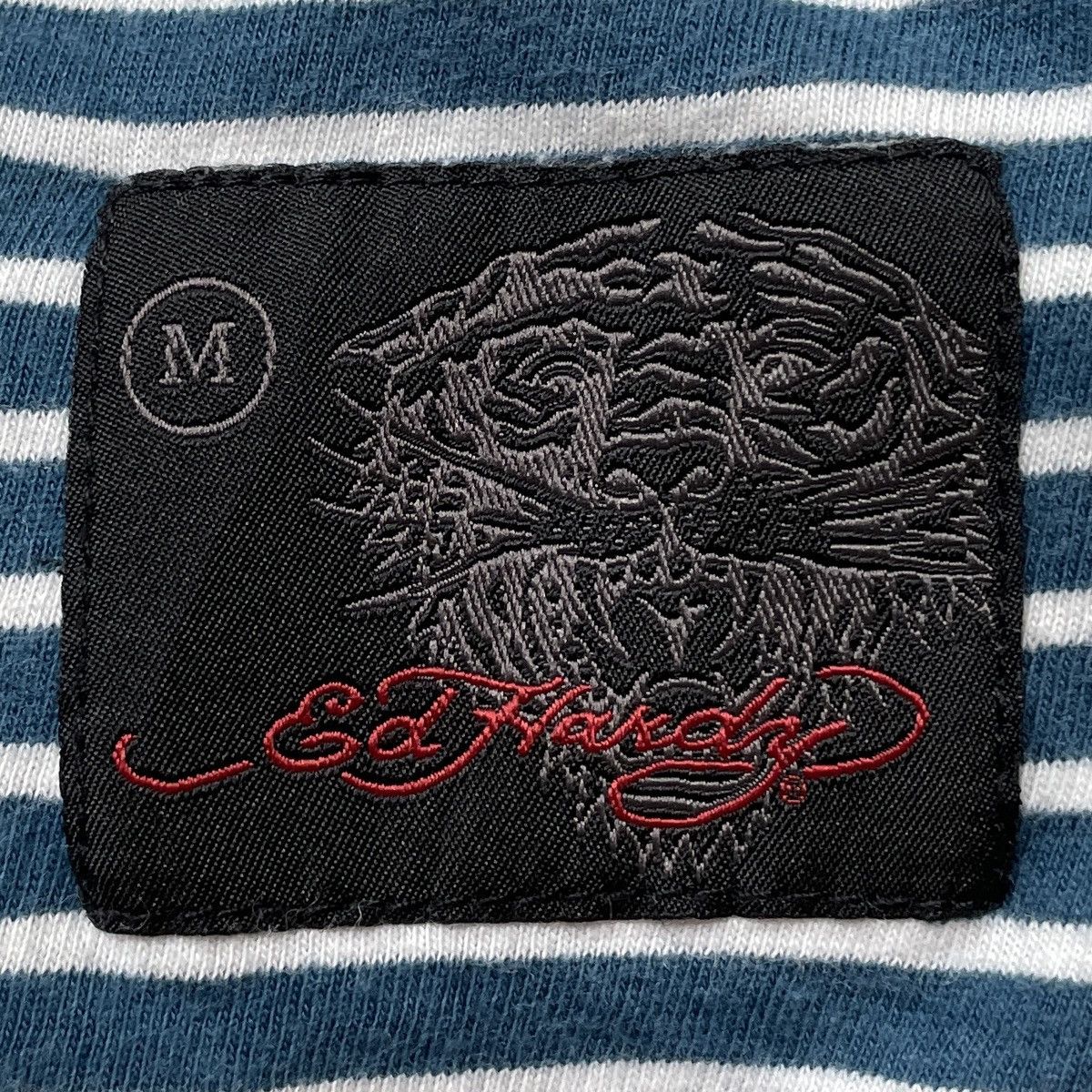 Ed Hardy Vintage Brand Ed Hardy Stripe Shirt 2000s Size US M / EU 48-50 / 2 - 9 Thumbnail