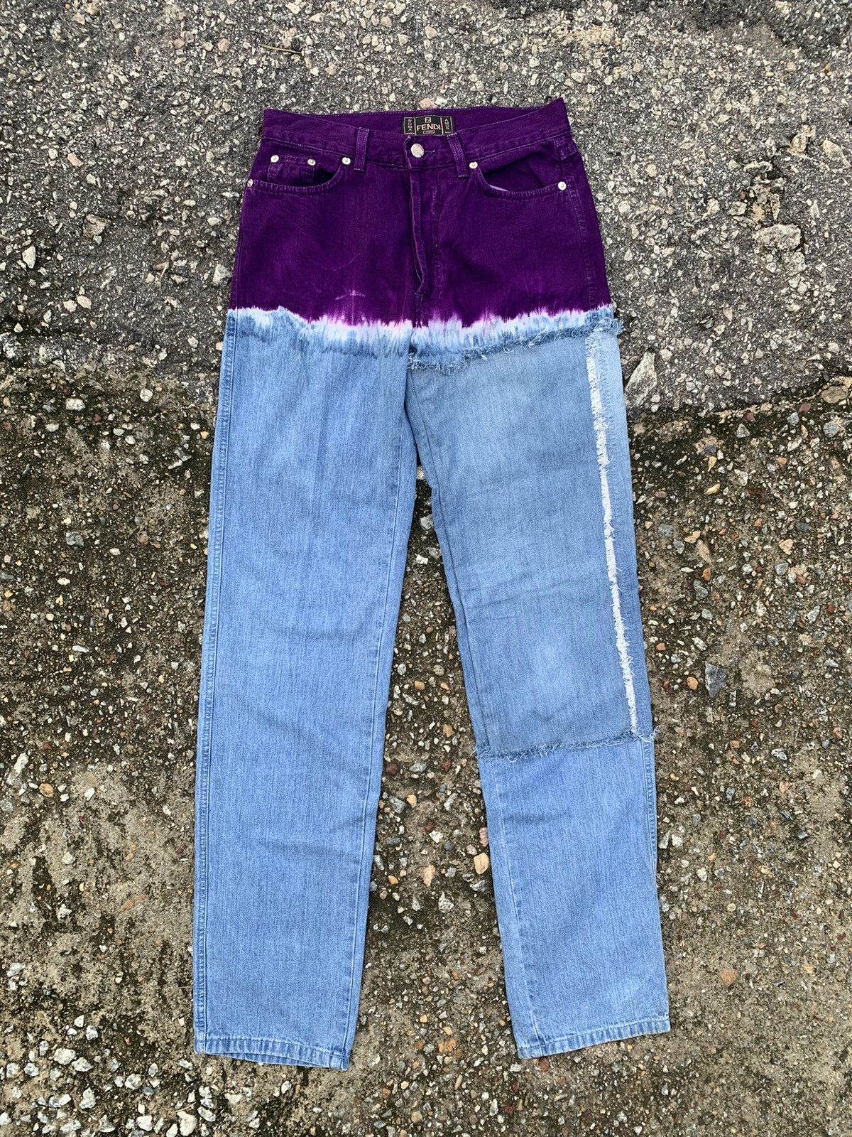Fendi FENDI TIE DYE DENIM JEANS Size 29" - 1 Thumbnail