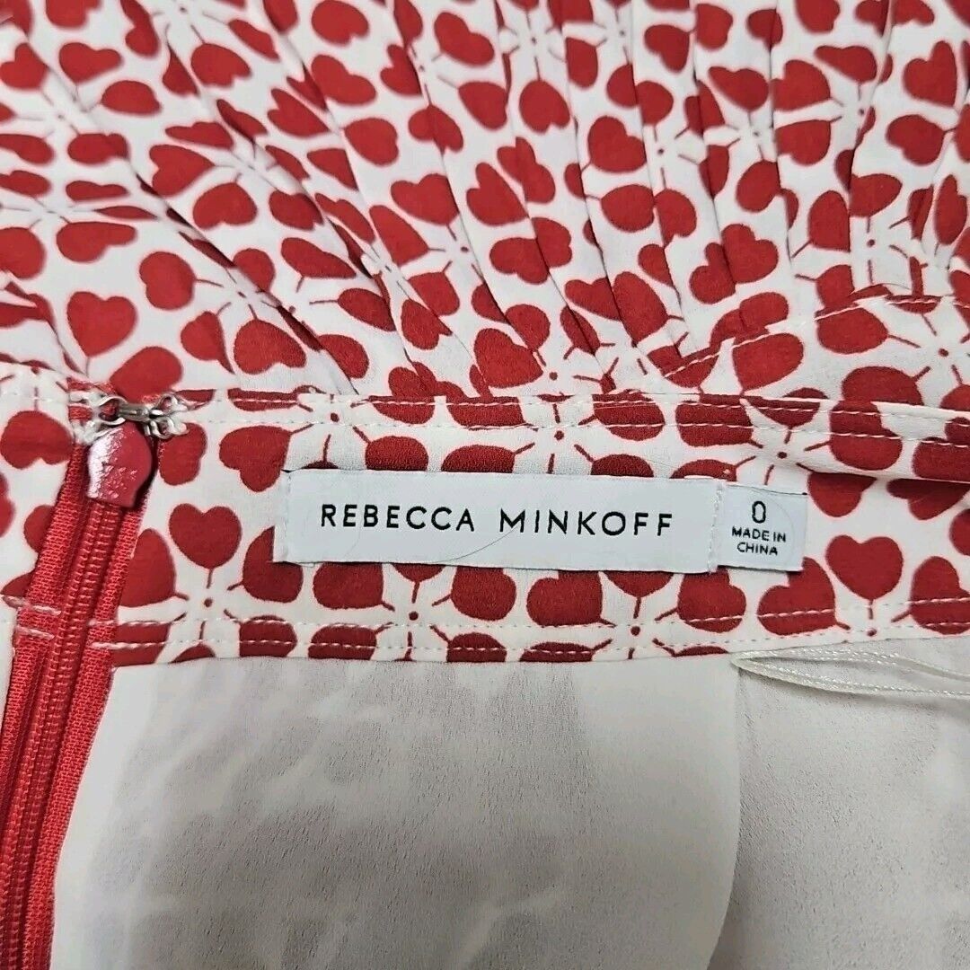 Rebecca Minkoff Rebecca Minkoff Mini Skirt Womens Size 0 Red Floral Cassia P Size 25" / US 0 / IT 36 - 4 Thumbnail