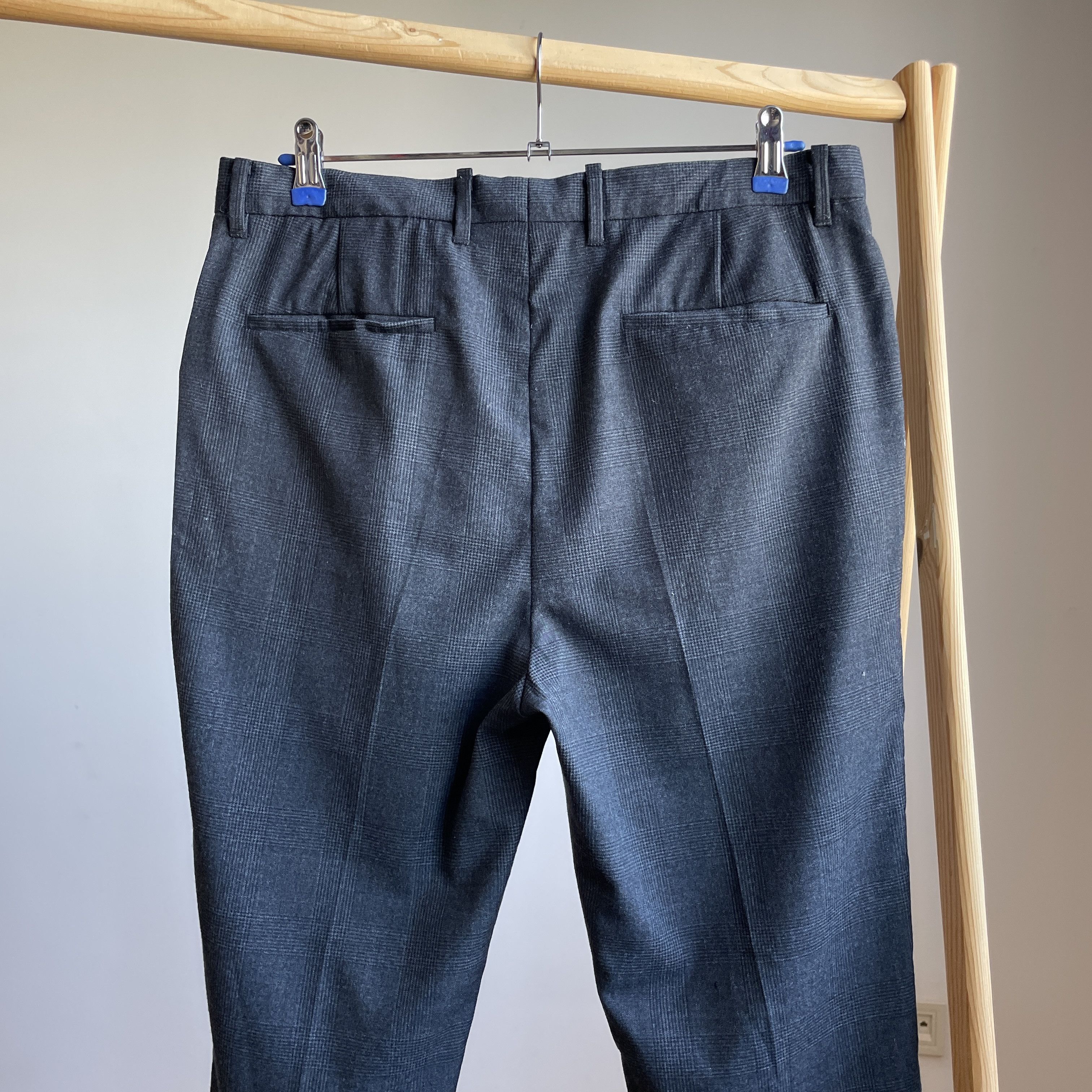 Allsaints Allsaints Check Wool Dayton Cropped Dress Trousers Size 32 Size US 32 / EU 48 - 4 Thumbnail