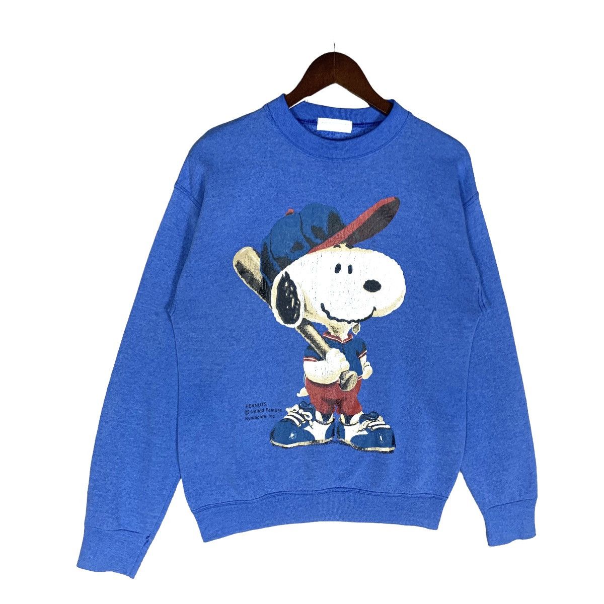 Cartoon Network × Peanuts × Vintage Vintage Snoopy Peanuts Baseball Sweatshirt Size S Size US S / EU 44-46 / 1 - 3 Thumbnail