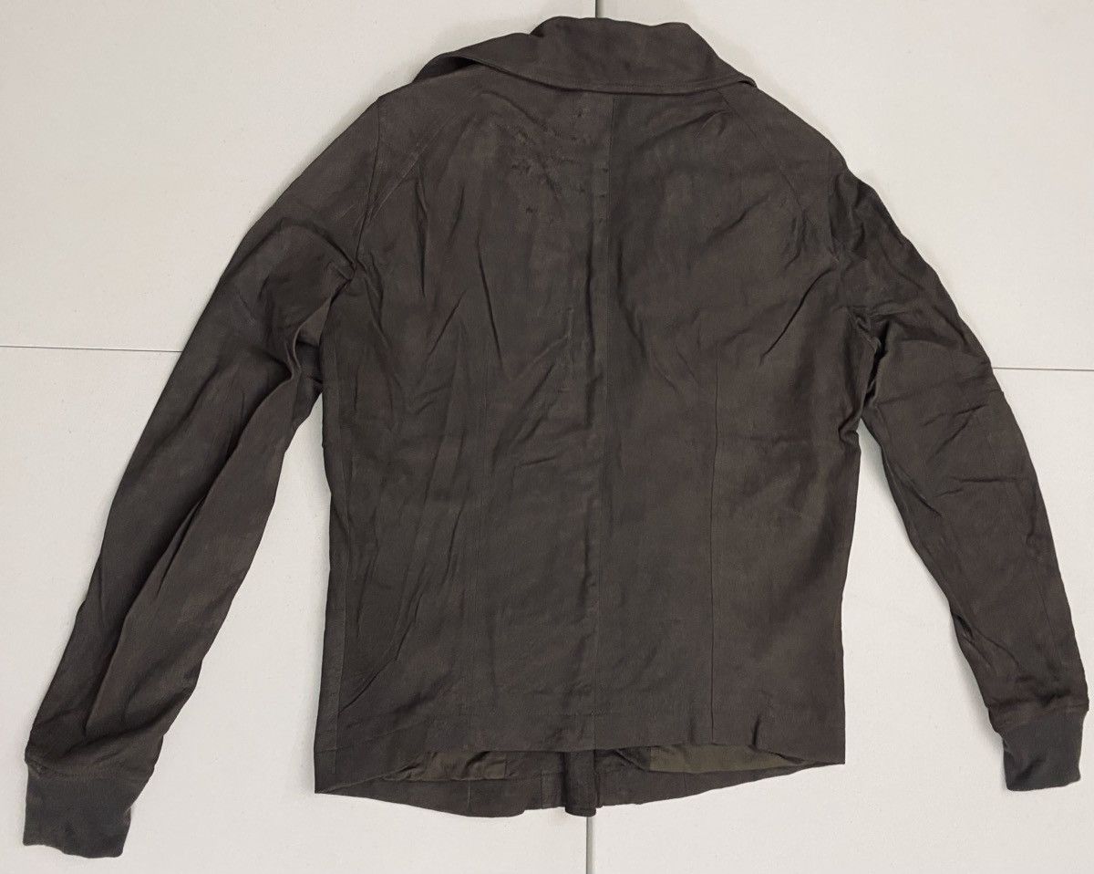 Rick Owens Rick Owens Blistered Lamb High Neck Intarsia DNA Dust Jacket Size US L / EU 52-54 / 3 - 4 Thumbnail