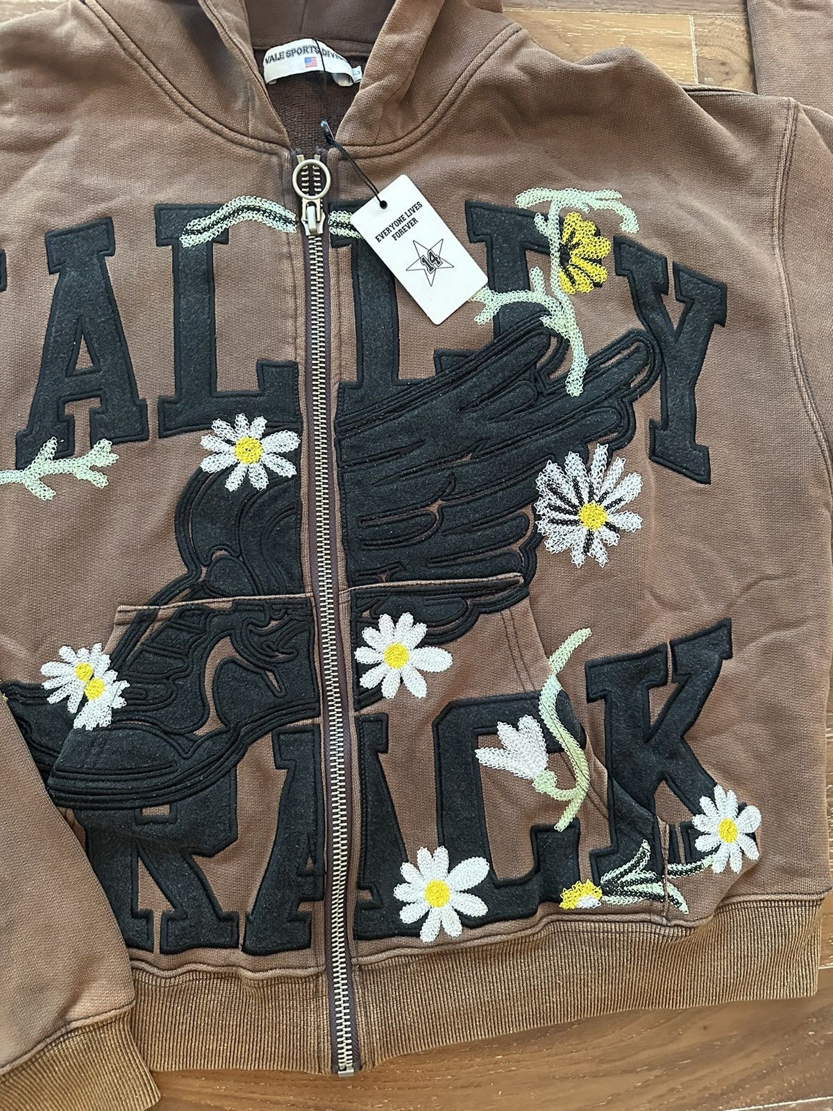 Vale Vale Harmony Garden Zip up Hoodie Size US XL / EU 56 / 4 - 3 Thumbnail