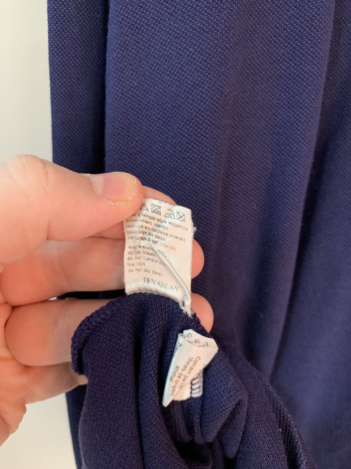 Lacoste Lacoste Long Sleeve Polo Shirt Cotton Blue Size XXL Size US XXL / EU 58 / 5 - 11 Thumbnail