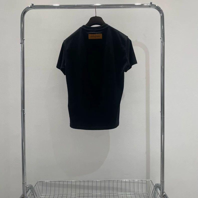 Louis Vuitton Louis Vuitton Black gesture full logo short sleeve 2501-Nex Size US L / EU 52-54 / 3 - 2 Thumbnail