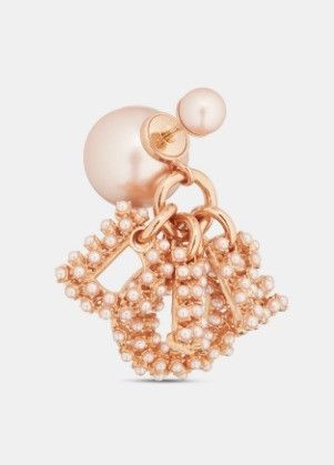Dior o1w1db11024 Size: OS / Tribales Earring in Pink Size ONE SIZE - 1 Thumbnail