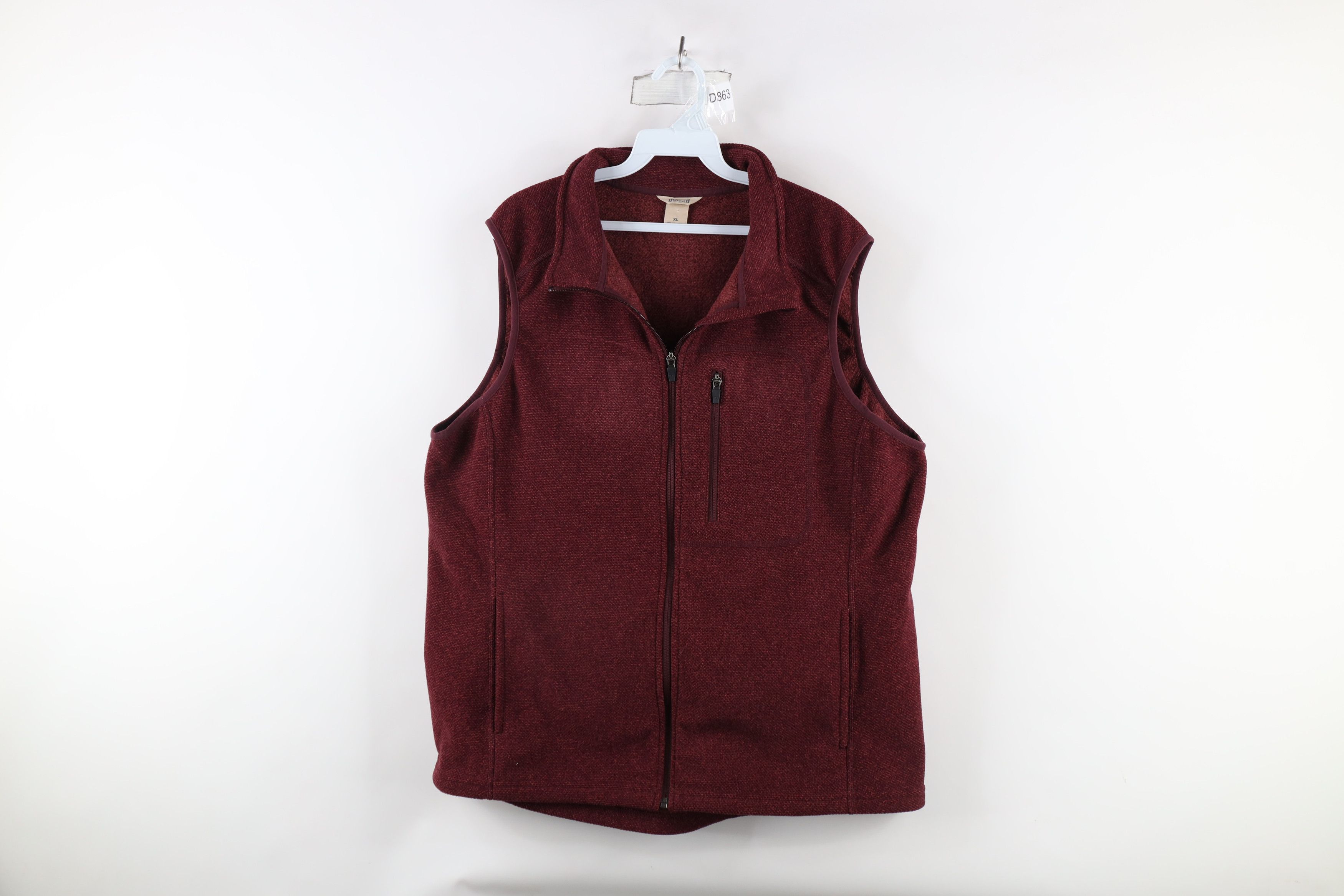 Duluth Trading Company × Vintage Duluth Trading Co Fleece Full Zip Vest Jacket Berry Red Size XL / US 12-14 / IT 48-50 - 1 Thumbnail