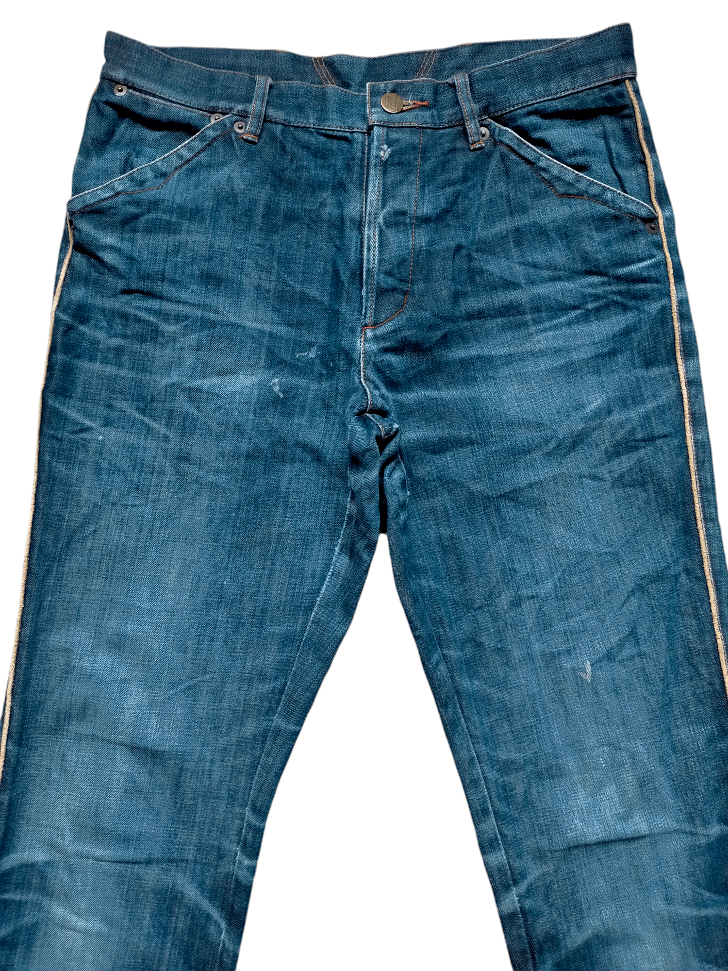 Jean Paul Gaultier Jean Paul Gaultier Buckle Back Denim Pants Size US 30 / EU 46 - 3 Thumbnail