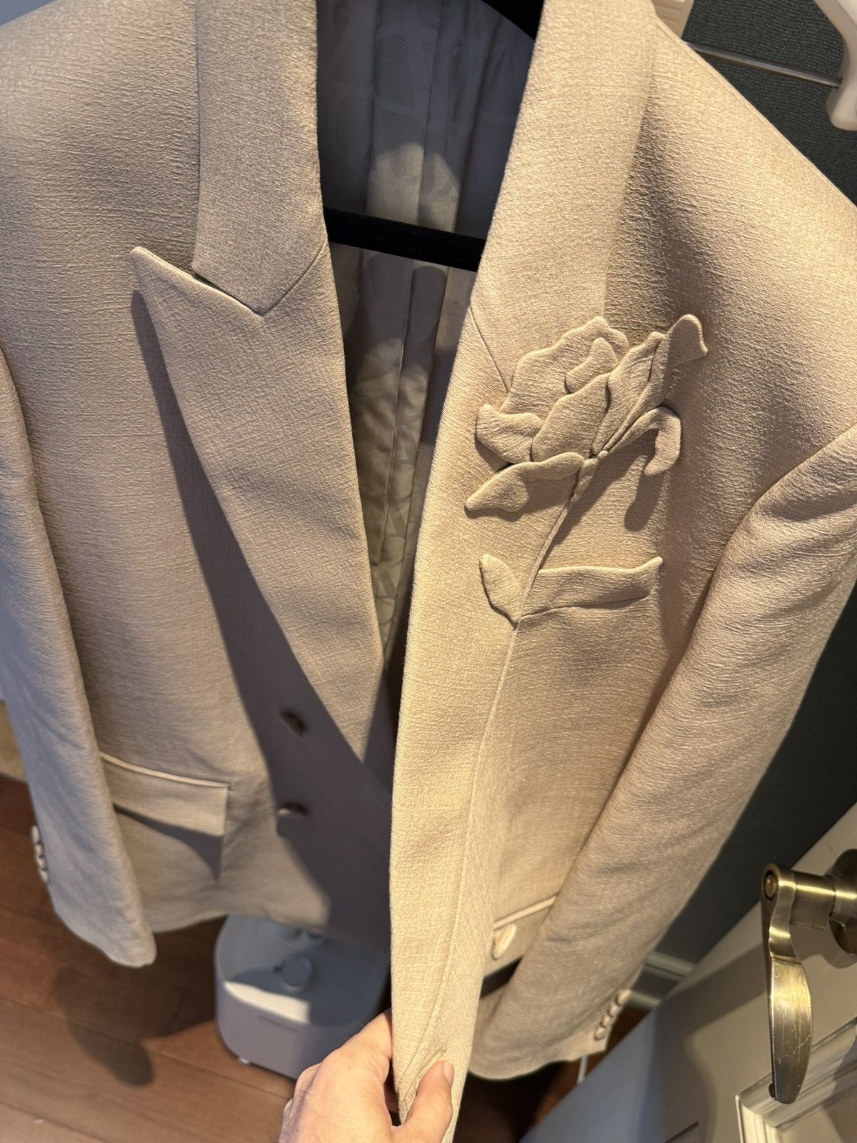 Valentino Floral embroidery lapel blazer size 46 Size 46R - 20 Thumbnail