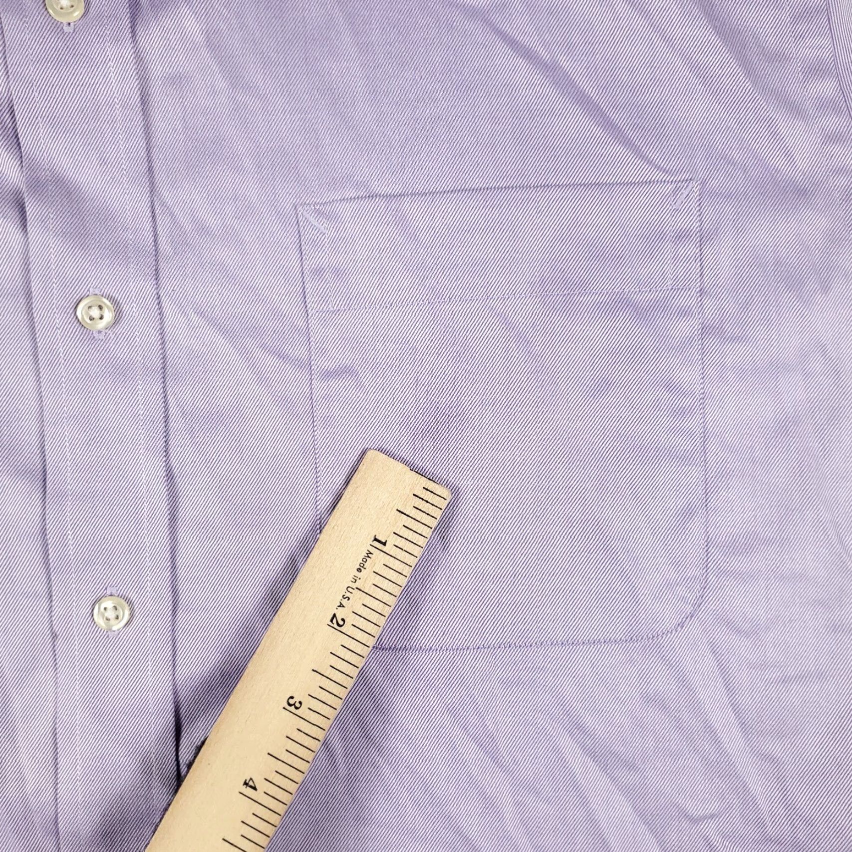 Tommy Hilfiger Tommy Hilfiger Shirt Mens 16 Purple Dress Button Up Long Sleeve Shirt Adult Medium Purple Dress Shirt Classic Modern Preppy Wedding Workwear Mens Size 42R - 3 Thumbnail
