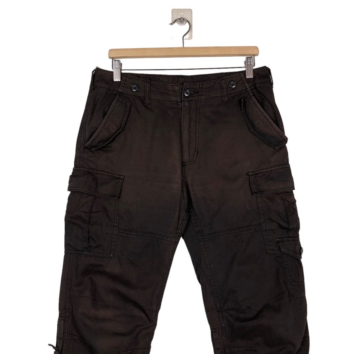 Hysteric Glamour 🔥Vintage Bush Pants Biker Cargo Multi Pockets Size US 32 / EU 48 - 4 Thumbnail