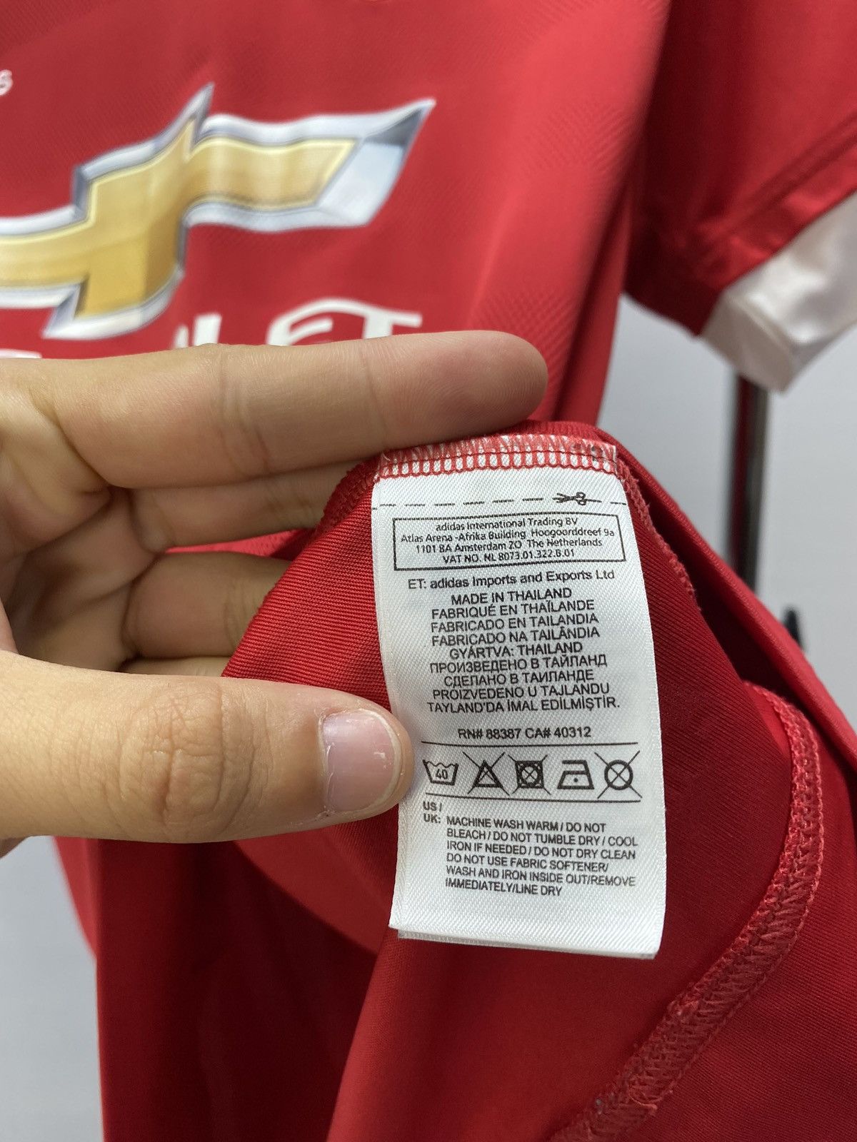 Adidas × Vintage Manchester United 2015/2016 Home Soccer Jersey Football Size US S / EU 44-46 / 1 - 12 Thumbnail