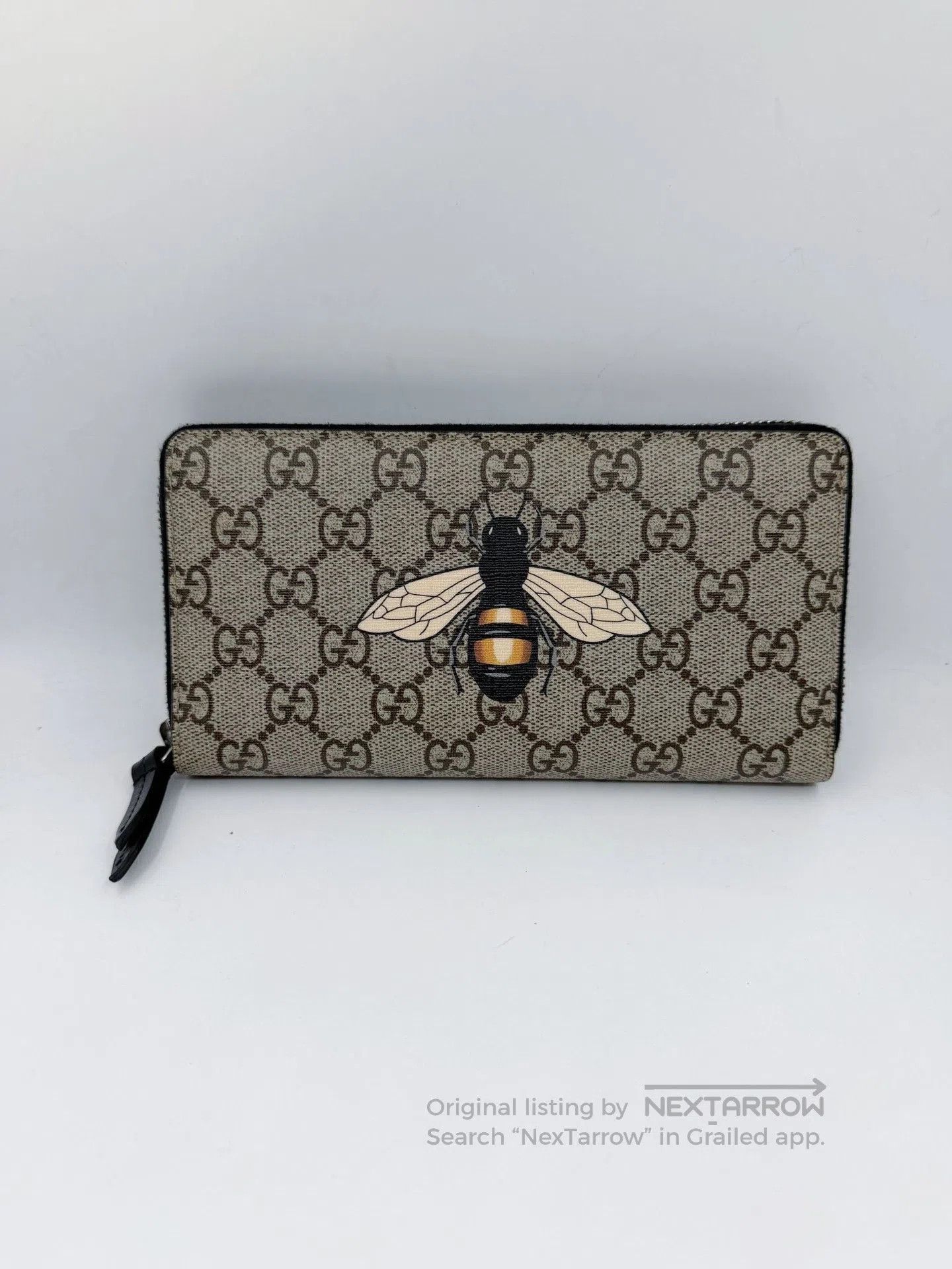 Gucci Gucci GG Monogram Bee Print Long Wallet. Size ONE SIZE - 1 Thumbnail