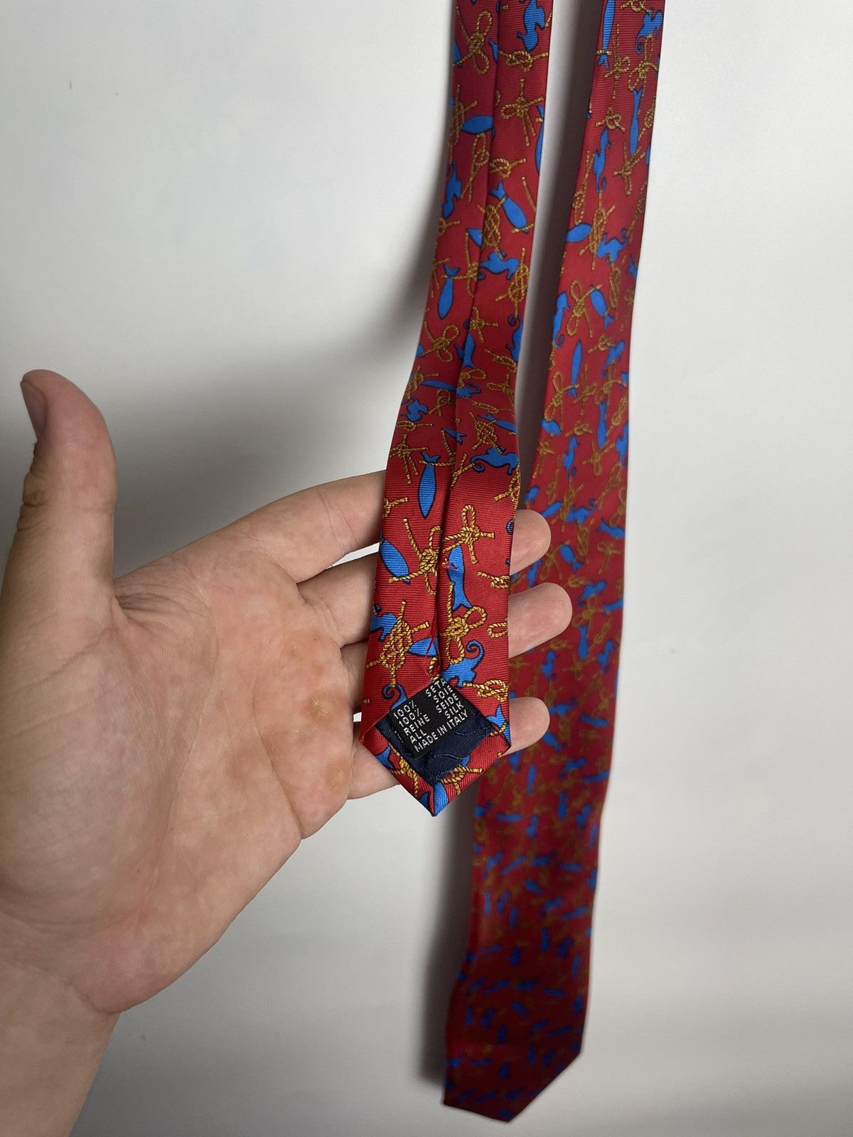 Balmain Balmain 100% Silk plaid pattern tie Size ONE SIZE - 3 Thumbnail